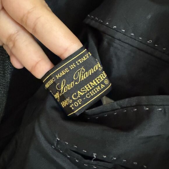 Pal Zileri Loro Piana Cashmere Blazer Men’s 42R Gray Sport Coat Italy - Picture 4 of 13